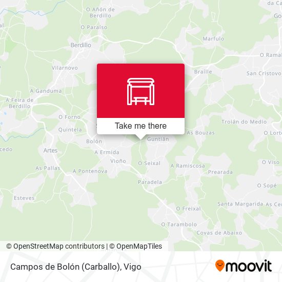 Campos de Bolón (Carballo) map