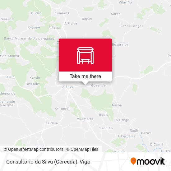 Consultorio da Silva (Cerceda) map