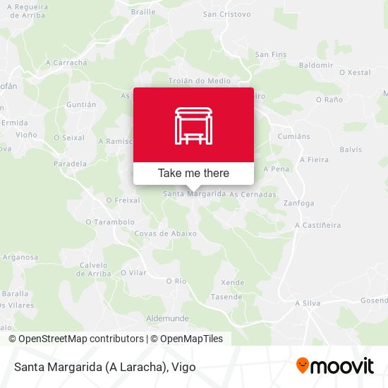 Santa Margarida (A Laracha) map