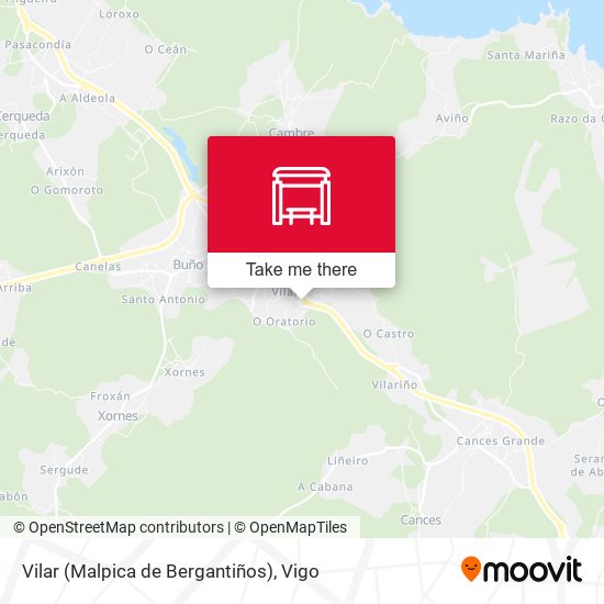 Vilar (Malpica de Bergantiños) map