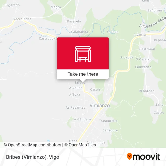 Bribes (Vimianzo) map