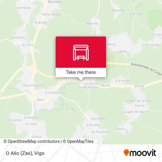 O Allo (Zas) map