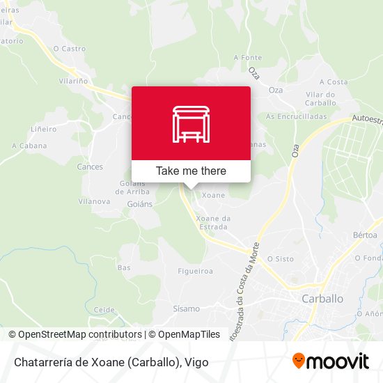 Chatarrería de Xoane (Carballo) map