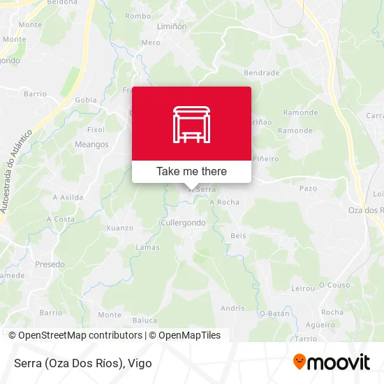 Serra (Oza Dos Ríos) map