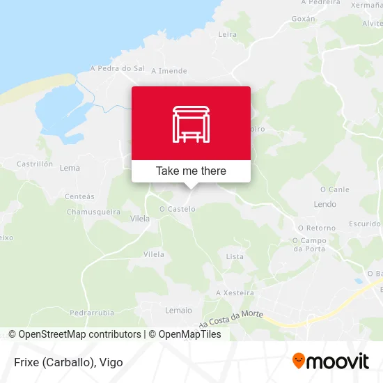 Frixe (Carballo) map