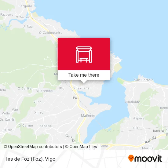 Ies de Foz map
