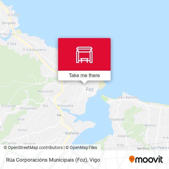 Rúa Corporacións Municipais (Foz) map