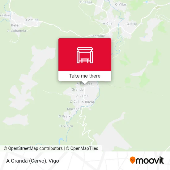 A Granda (Cervo) map