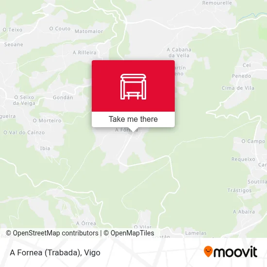 A Fornea (Trabada) map