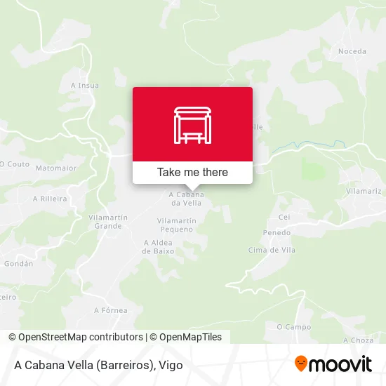 A Cabana Vella (Barreiros) map