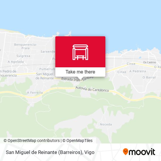 San Miguel de Reinante (Barreiros) map
