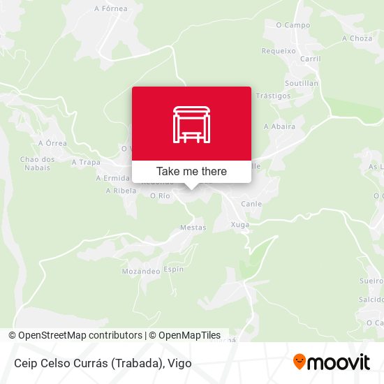 Ceip Celso Currás (Trabada) map
