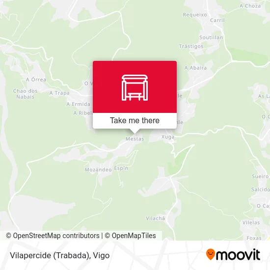 Vilapercide (Trabada) map