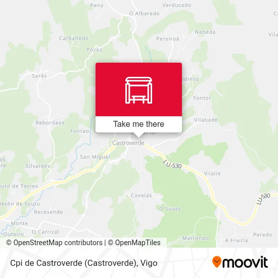 Cpi de Castroverde map