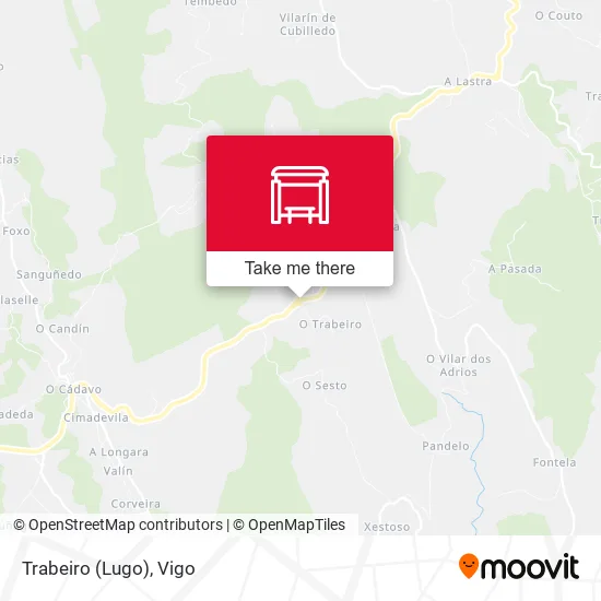 Trabeiro (Lugo) map