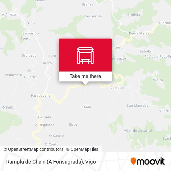 Rampla de Chaín (A Fonsagrada) map