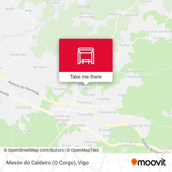Mesón do Caldeiro (O Corgo) map