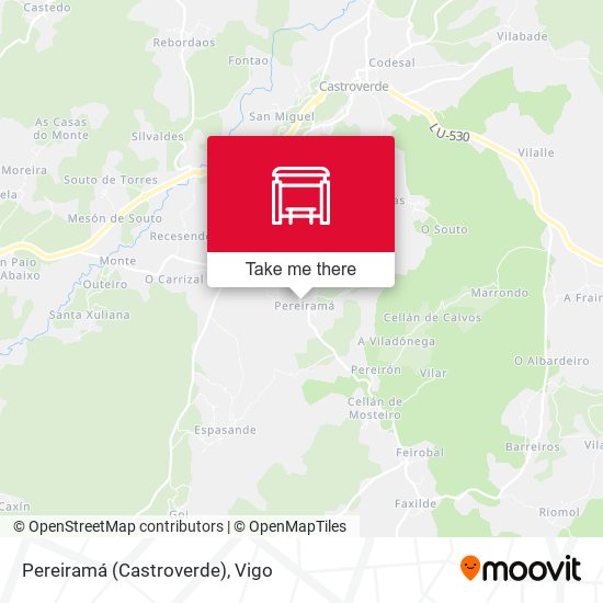 Pereiramá (Castroverde) map