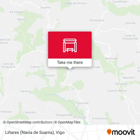 Liñares (Navia de Suarna) map