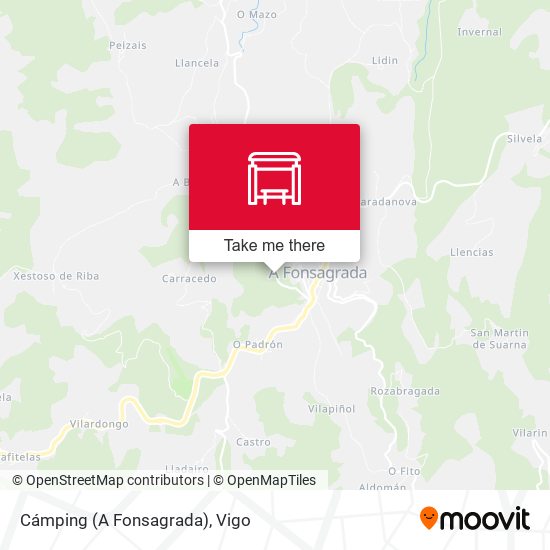 Cámping (A Fonsagrada) map