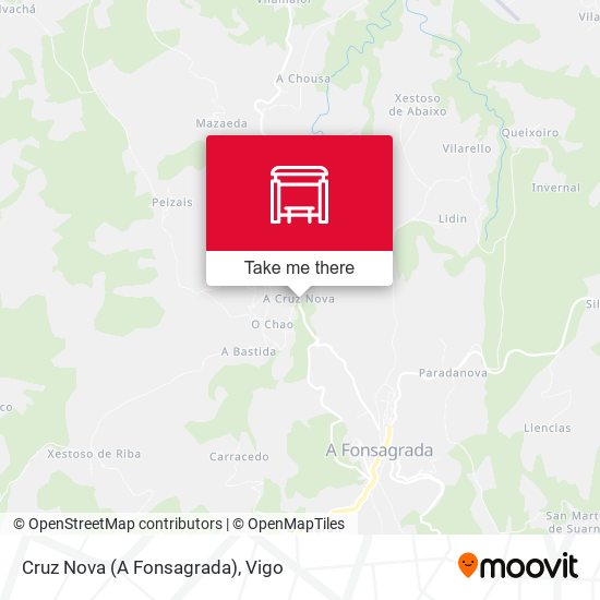 Cruz Nova (A Fonsagrada) map