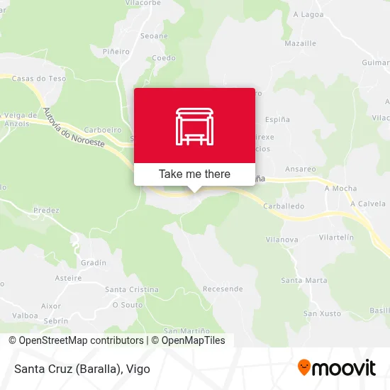 Santa Cruz (Baralla) map