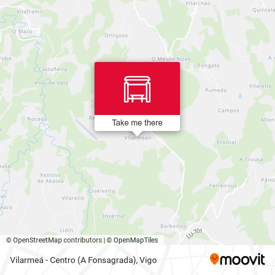 Vilarmeá - Centro (A Fonsagrada) map
