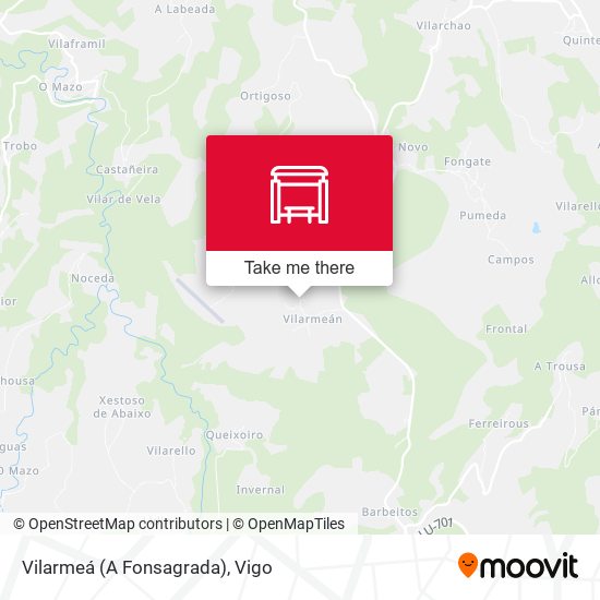 Vilarmeá (A Fonsagrada) map