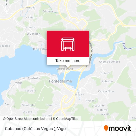 Cabanas (Café Las Vegas ) map