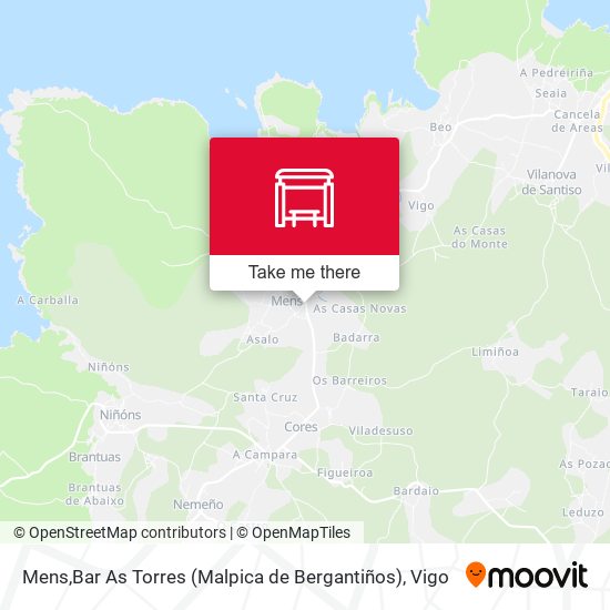 Mens,Bar As Torres (Malpica de Bergantiños) map