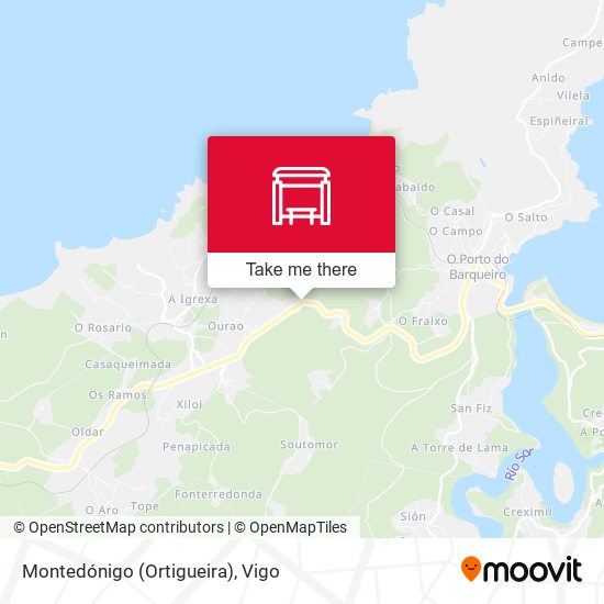 Montedónigo (Ortigueira) map