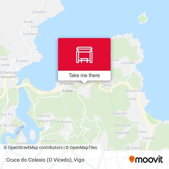 Cruce do Colexio (O Vicedo) map