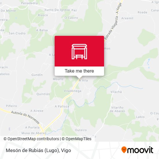 Mesón de Rubiás (Lugo) map