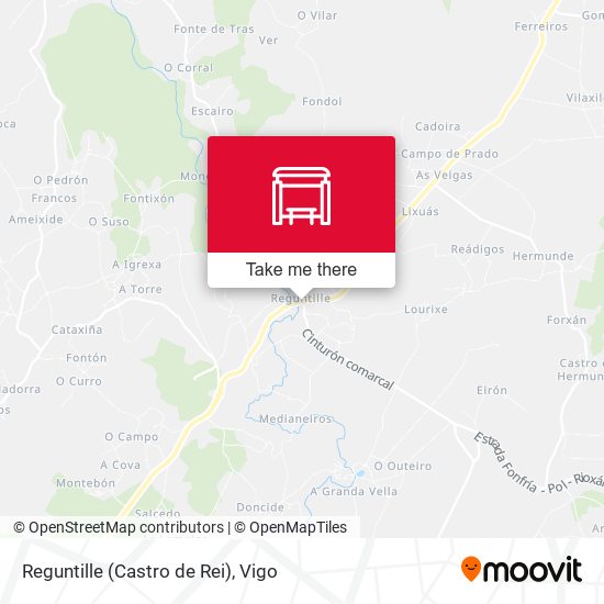 Reguntille (Castro de Rei) map
