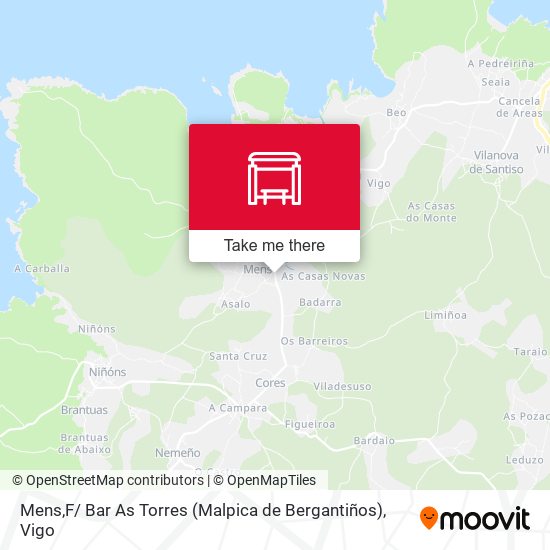 Mens,F/ Bar As Torres (Malpica de Bergantiños) map