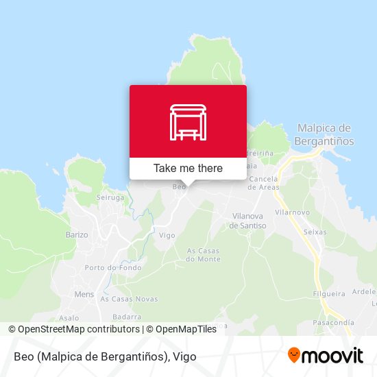 Beo (Malpica de Bergantiños) map