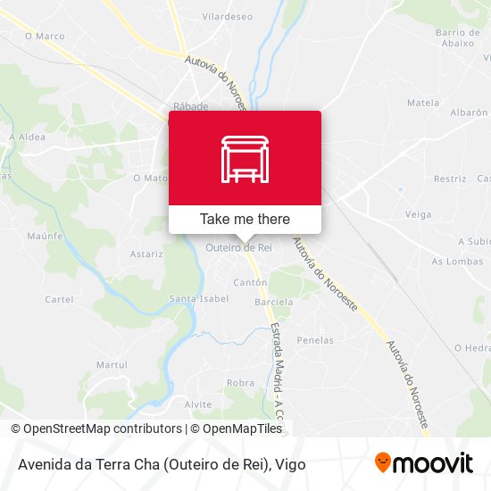 Avenida da Terra Cha (Outeiro de Rei) map