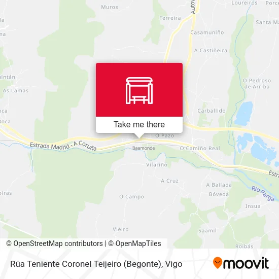 Rúa Teniente Coronel Teijeiro (Begonte) map