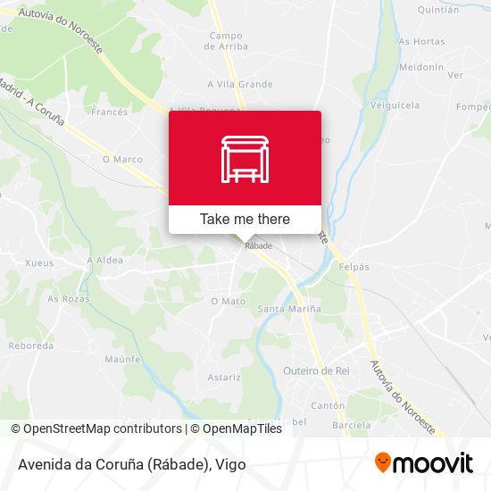 Avenida da Coruña (Rábade) map