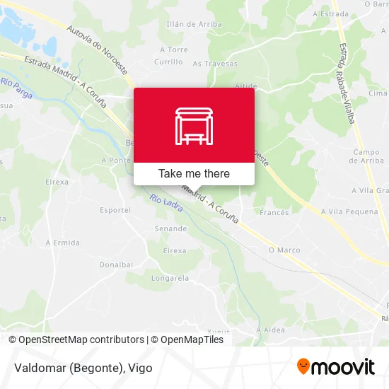 Valdomar (Begonte) map