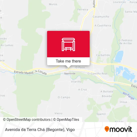 Avenida da Terra Chá (Begonte) map