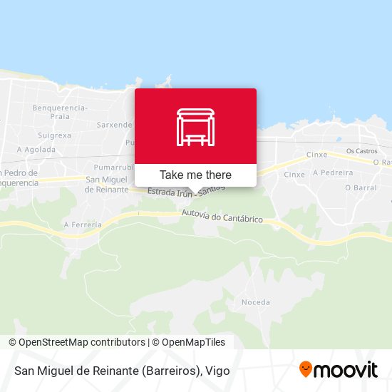 San Miguel de Reinante (Barreiros) map