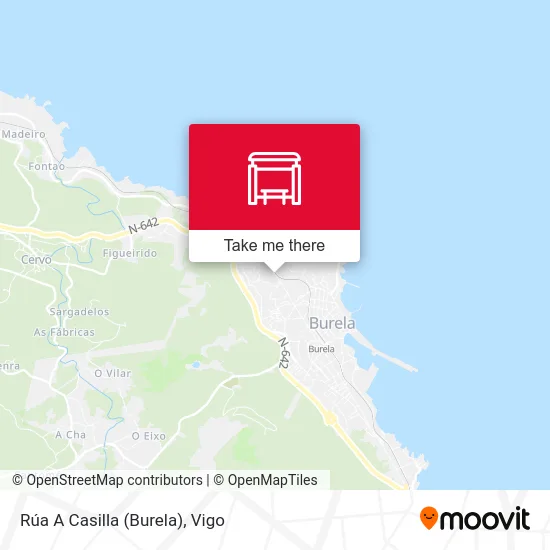 Rúa A Casilla (Burela) map