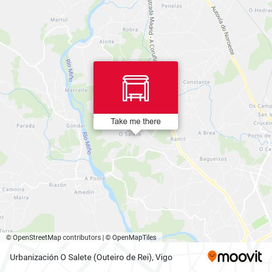 Urbanización O Salete (Outeiro de Rei) map