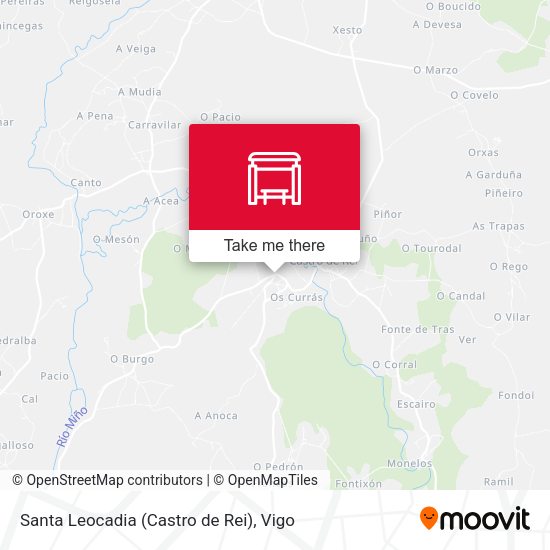 Santa Leocadia (Castro de Rei) map