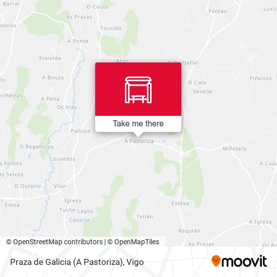 Praza de Galicia (A Pastoriza) map