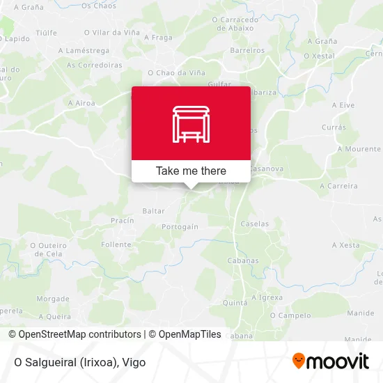O Salgueiral (Irixoa) map