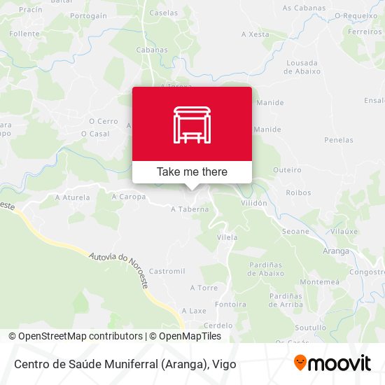 Centro de Saúde Muniferral (Aranga) map