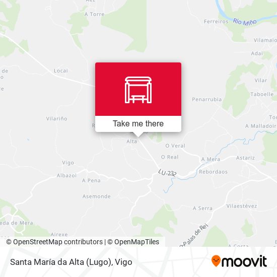 Santa María da Alta (Lugo) map