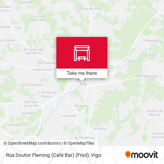 Rúa Doutor Fleming (Café Bar) (Friol) map